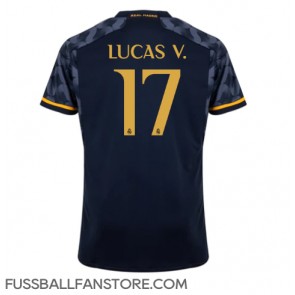 Real Madrid Lucas Vazquez #17 Replik Auswärtstrikot 2023-24 Kurzarm